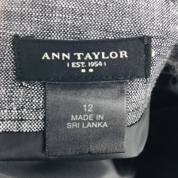 Ann Taylor  Gray Pencil Skirt With Pockets Size 12 - Picture 5 of 6